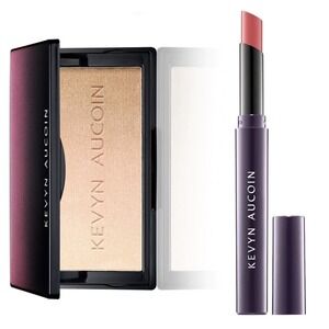 Kevin Aucoin Unforgettable Lipstick & The Neo-Highlighter Bundle BNIB